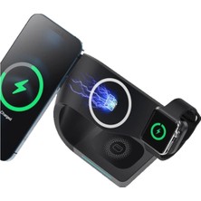 Fangao 4in1 Kablosuz Wireless Iphone Airpods Apple Watch Şarj Standı