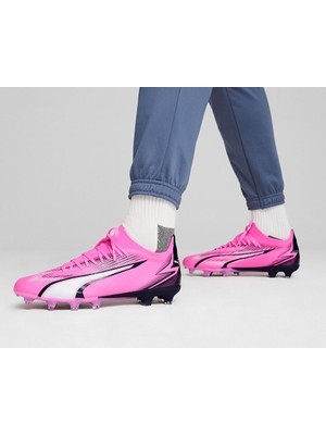 Puma Ultra Match Fg/ag Erkek Çim Zemin Kramponu 10775401 Pembe