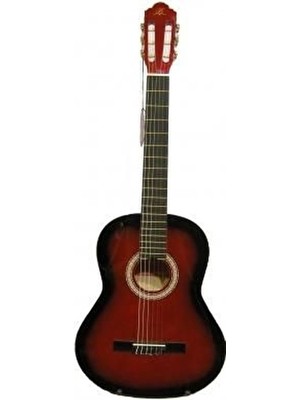 Barcelona LC 3900 RDS Kırmızı Sunburst Klasik Gitar Kesik Gövdeli Akustik Performans İçin Uygun