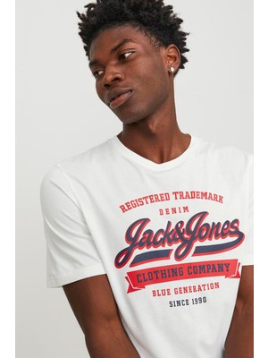 Jack & Jones Erkek Tişört 12246690 12246690015