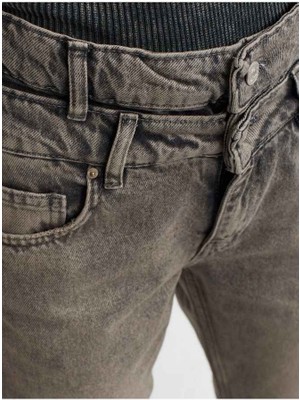 Dilvin 71407 Çift Kemerli Stright Denim Pantolon