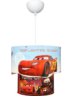 Homing Cars 3D Lisanslı Sarkıt ve 3'lü Pipet Seti-Çocuk Odası