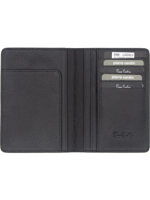 Pierre Cardin Siyah Deri Unisex Passaportluk 0354