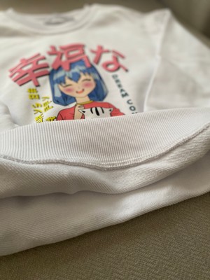 Seka Kız Çocuk Anime Sweatshirt Üst