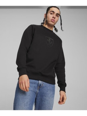 Puma 62380201 Ferrari Race Big Shield Crew Erkek Sweatshirt
