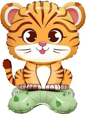 Ayaklı Kaplan Folyo Balon 60X44 cm