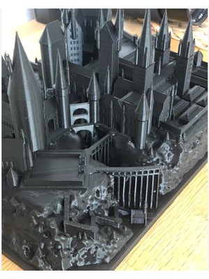 Turansoy Craft Hogwarts Cadılık ve Büyücülük Okulu Harry Potter Maket Biblo (Büyük Boy)