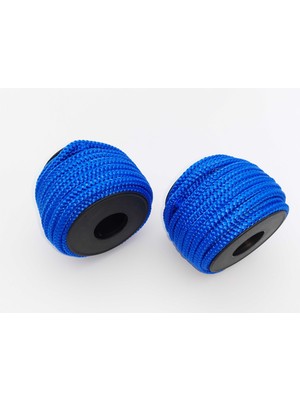 Seçilir Saks Mavisi Renkte 6 mm Polyester 1.kalite Eşofman Kapşon Bağ Ipi (20 Mt)