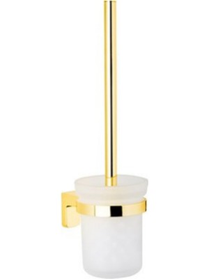 Tema Premium Tuvalet Fırçası Altın 71018-1