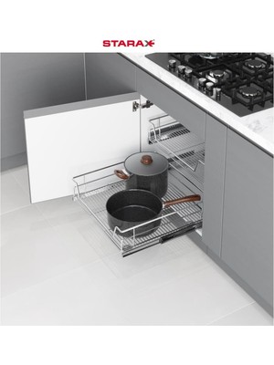 Starax S-2012-C Bağımsız Teleskopik Raylı Çekmece, Modül 60 cm