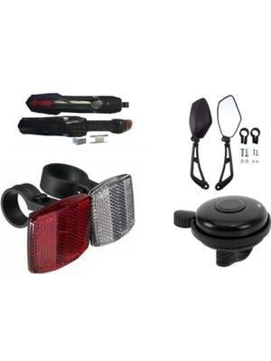 Rectus Bisiklet Aksesuar Kombini 4 Lü Set
