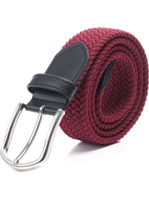 Dwoy Elastik Örgü Kemer Bordo