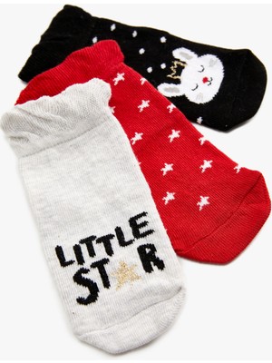 Koton 3’lü Çok Renkli Pamuklu Çorap Seti