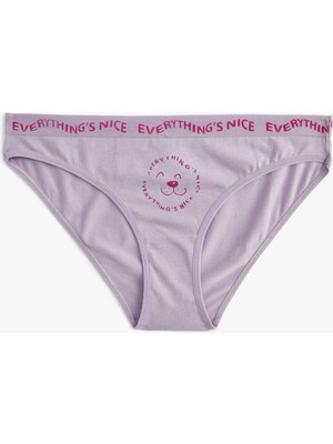 Koton Brief Külot Baskılı Pamuklu