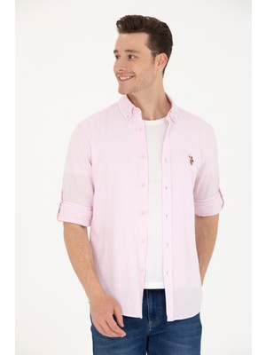 U.S. Polo Assn. Erkek Manolya Gömlek Desenli 50263359-VR211