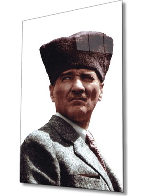 Miyrem Atatürk Cam Tablo  36 x 23-Mıyrem