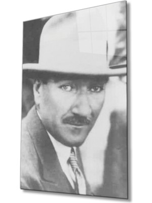 Miyrem Atatürk Cam Tablo  36 x 23-Mıyrem