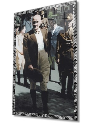 Miyrem Atatürk Cam Tablo  36 x 23-Mıyrem