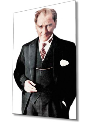 Miyrem Atatürk Cam Tablo  36 x 23-Mıyrem