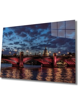 Miyrem Köprü Cam Tablo Bridge  36 x 23-Mıyrem