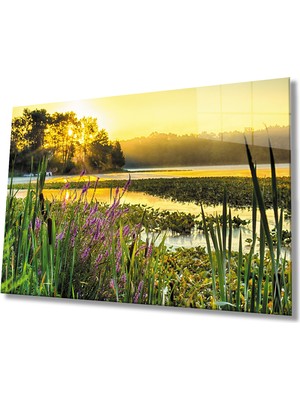 Gün Batımı Manzara Cam Tablomiyrem 36X23-MIYREM