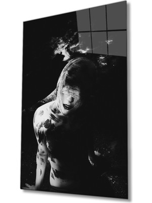 Kadınlar Cam Tablo Women  36X23-MIYREM
