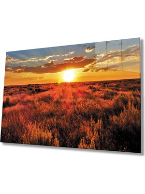 Gün Batımı Manzara Cam Tablomiyrem 36X23-MIYREM
