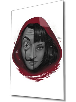 La Casa De Papel Kadın Cam Tablomiyrem  36X23-MIYREM