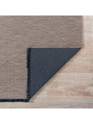 Luxor Home Gabardine Serisi Dokuma Kilim Kahve