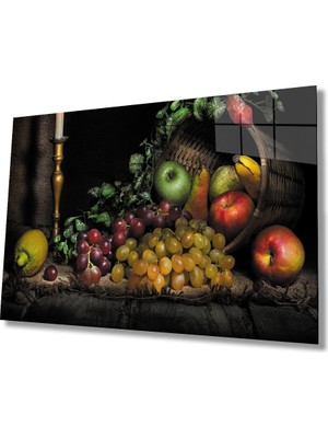 Sepette Meyveler Natürmort Mutfak  36X23-MIYREM