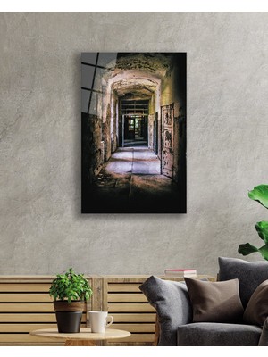 Eski Bina Koridor Old Building Hallway Table  36X23-MIYREM