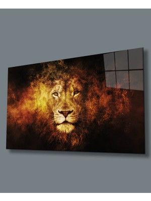 Ateşten Aslan  TABLOMIYREM36X23-MIYREM