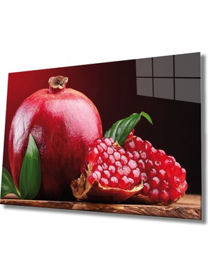 Nar  Cam Tablo, Pomegranate  36X23-MIYREM