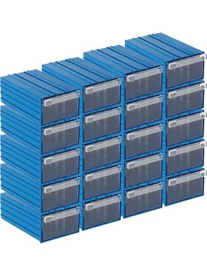 Sembol 120 Plastik Çekmeceli Kutu 123X200X80MM (20 Adet)