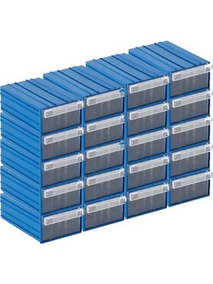 sembol Plastik sembol 105 Plastik Çekmeceli Kutu 110X170X65MM (20 Adet)