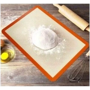 Silpat Fırınlanabilir Kendinden Yağlı Yıkanabilir Silikon Pişirme Matı Hamur Açma Matı 30X40