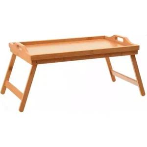 Katlanır Ayaklı Bambu Tepsi