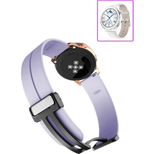Huawei Watch Gt3 Pro 43MM Akıllı Saat Uyumlu Kordon Magnetic Klipsli Premium Kayış
