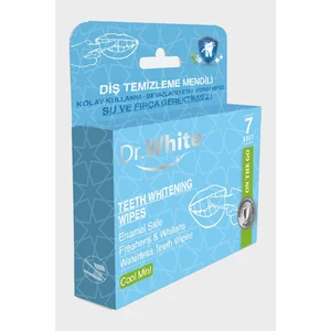 Dr. White Tek Kullanımlık Nane Aromalı Diş Temizleme Mendili 7 Adet