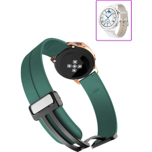 Huawei Watch Gt3 Pro 43MM Akıllı Saat Uyumlu Kordon Magnetic Klipsli Premium Kayış