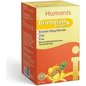 Humanıs Bromelaın + Krom 60 Tablet 8680760092631