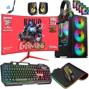 BSX12 Ryzen 5 3600 16GB 256GB Ssd+1tb HDD GTX1050TI 23.8" Oyuncu Masaüstü Bilgisayar