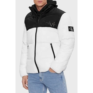 Calvin Klein Logolu Renk Bloklu Dik Yaka Su Itici Mont J30J324667YAF Erkek Mont J30J324667 Yaf