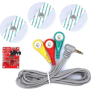 AD8232 Kalp Atışı EKG İzleme Sensörü Modülü Seti
