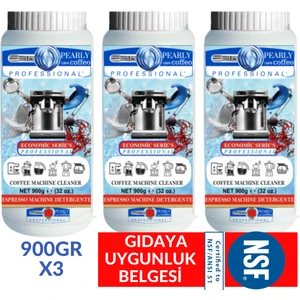 Pearly Care Coffeo Espresso Kahve Makinesi Temizleme Deterjanı 3'lü Set