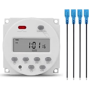 Hubsten CN101A Programlanabilir Gecikmeli Zaman Ayarlı Haftalık 12V Röle Kuluçka Röle