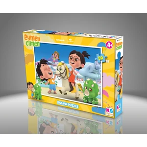 KS Games Eymen Ile Çimen 50 Parça Puzzle