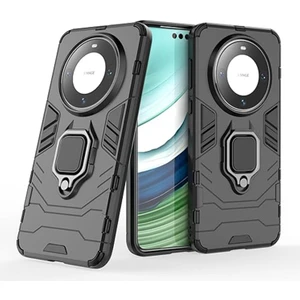 Huawei Mate 60 Pro Plus Batman Serisi Yüzük Standlı Armor Kılıf - Siyah AL3349