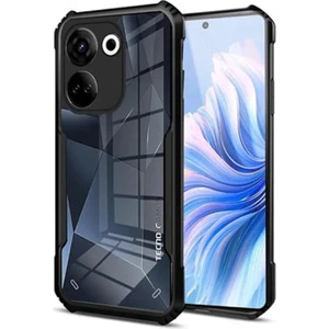 Tecno Camon 20 ile Uyumlu Airbag Serisi Darbeye Dayanıklı Köşe Korumalı Tpu Kılıf -AL3370