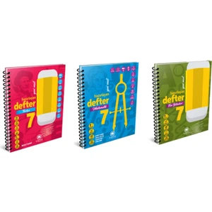 Çanta Yayınları 7. Sınıf – Türkçe - Matematik ve Fen Bilimleri Hazırlayan Defter 3 Kitap